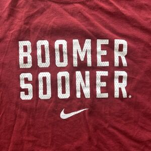 Oklahoma University‎ Boomer Sooner nike crop top Loose Fit Size Large